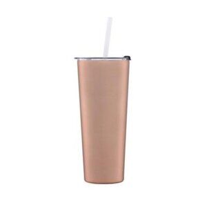 Thirstystone by Cambridge 24 Oz Insulated Straw Tumbler - Brushed Copper